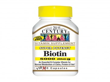21st Century Health Biotin 5000 mcg