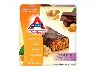 Atkins Day Break Bars 5 Riegel - Peanut Butter Fudge