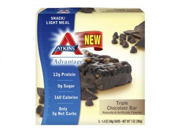 Atkins Advantage Snack Bar 5 Riegel - Triple Chocolate