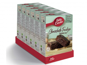 Betty Crocker Chocolate Fudge Brownie Mix (6 x 415g)