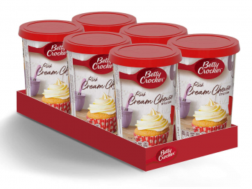 Betty Crocker Cream Cheese Style Icing (6 x 400g)