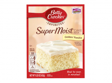 Betty Crocker Super Moist Golden Vanilla Cake Mix 432g