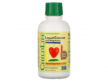 ChildLife Liquid Calcium with Magnesium, Orange 473 ml