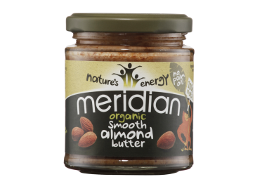 Meridian Foods Organic Smooth Almond Butter 170g