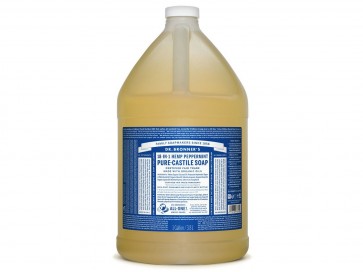 Dr. Bronner's Liquid Soap Peppermint, Flüssigseife Pfefferminze 3.8L