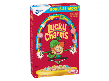 Lucky Charms Cereal Box Toasted Oats n Marshmallows