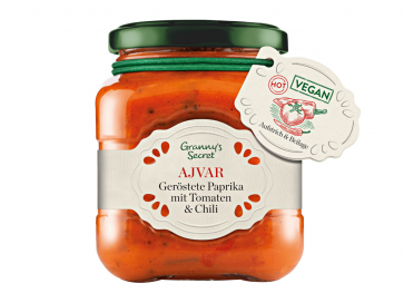 Grannys Secret Geröstete Paprika mit Tomaten & Chili 200g