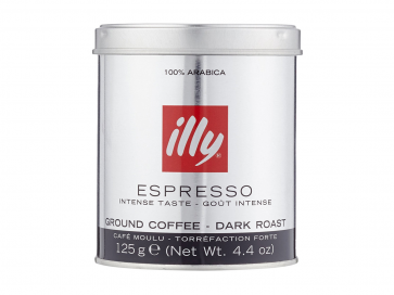Illy Espresso Ground Coffee Dark Roast 125g