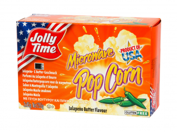 Jolly Time Microwave Popcorn Jalapeno Butter 255g