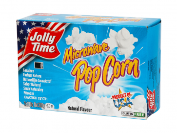 Jolly Time Microwave Popcorn Natural 300g