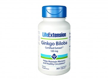 Life Extension Ginkgo Biloba zertifizierter Extrakt