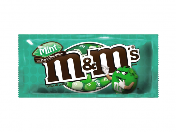 M&M's Mint Dark Chocolate Candy Bag 42.5g