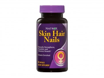 Natrol Skin Hair Nails Vitamin Enriched