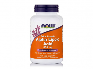 NOW Foods Alpha Lipoic Acid Extra Strength 600 mg