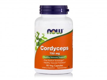 NOW Foods Cordyceps 750 mg VeggieCaps