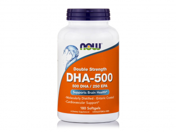 NOW Foods DHA-500 180 Softgels