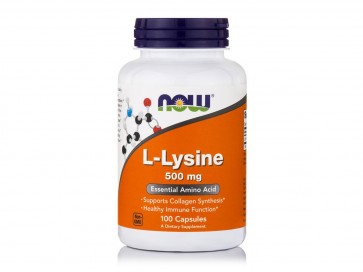 NOW Foods L-Lysine 500mg 100 Caps
