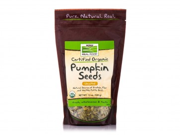 NOW Foods Pumpkin Seeds unsalted 1 lbs bag