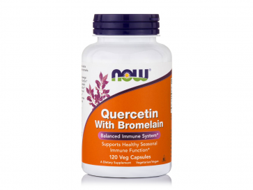 NOW Foods Quercetin with Bromelain 