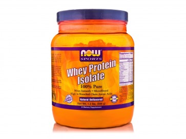 NOW Sports Whey Protein Isolate Natural Unflavored