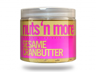 Nuts'n more Sesame Cranberry Peanut Butter 454 Gramm
