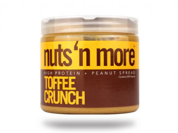 Nuts'n more Toffee Crunch Peanut Butter 454 Gramm