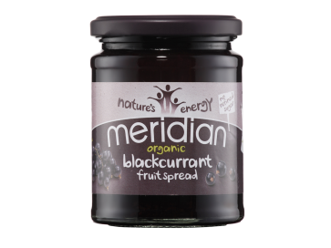 Meridian Foods Organic Blackcurrant Fruit Spread 284g