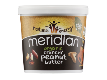 Meridian Foods Organic Crunchy Peanut Butter 1kg