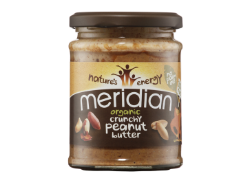 Meridian Foods Organic Crunchy Peanut Butter 280g