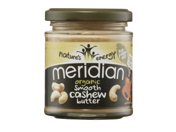 Meridian Foods Organic Smooth Cashew Butter 170g