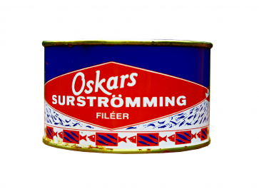 OSKARS Surströmmingfilet 440g/300g Fisch, Dose (fermentierte Heringsfilets)
