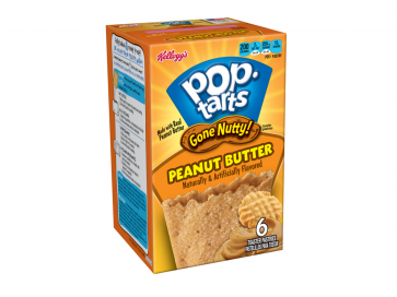 Kelloggs Pop-Tarts Gone Nutty! Peanut Butter 6 Pastries