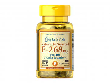 Puritan's Pride Vitamin E-268mg D-Alpha Tocopherol Natural