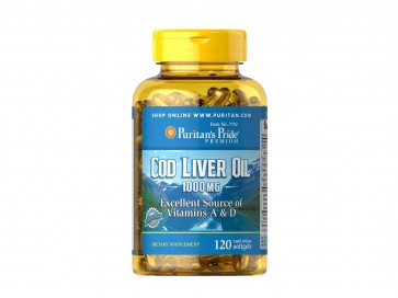 Puritan's Pride Cod Liver Oil 1000 mg