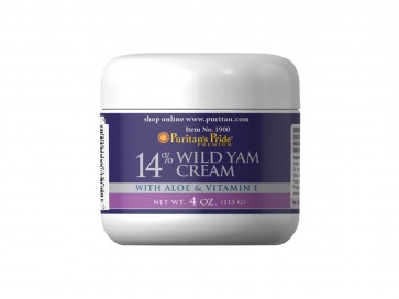 Puritan's Pride 14% Wild Yam Cream mit Vitamin E