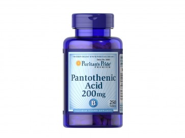 Puritan's Pride Pantothenic Acid 200 mg