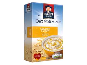 Quaker Oats Oat So Simple Golden Syrup