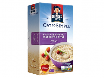 Quaker Oats Oat So Simple Sultanas, Raisins, Cranberry & Apple