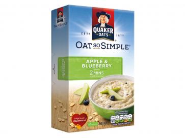 Quaker Oats Oat So Simple Apple & Blueberry