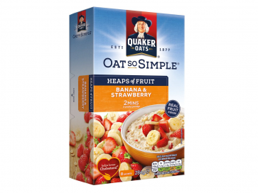 Quaker Oat So Simple Banana Strawberry Porridge