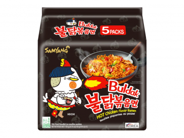 Samyang Buldak Hot Chicken Flavour Ramen (5 x 140g)