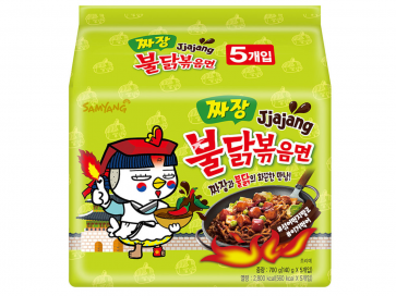 Samyang Jjajang Hot Chicken Flavour Ramen (5 x 140g)