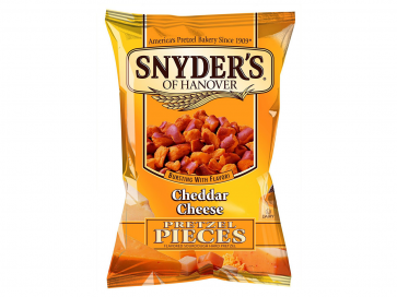 Snyder's of Hanover Cheddar Cheese Pretzel Snacks 125g