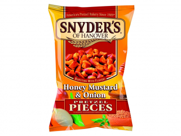 Snyder's of Hanover Honey Mustard & Onion Pretzel Snacks 125g