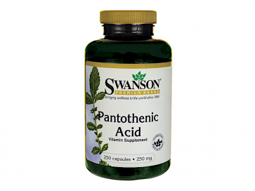 Swanson Pantothenic Acid (Vitamin B-5) 250mg