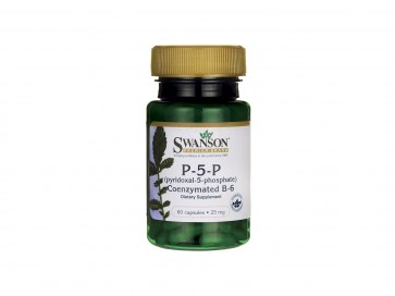 Swanson Premium P-5-P (Pyridoxal-5-Phosphate) Coenzymated Vitamin B-6
