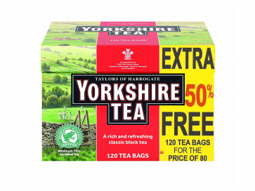 Taylors of Harrogate Yorkshire Tea Bags 80 Bags +50%