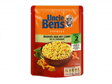 Uncle Ben's Express Basmati Reis mit Curry
