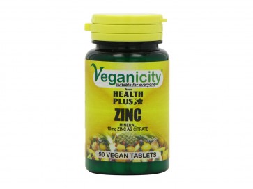 Veganicity Zinc Citrate 10 mg für Veganer