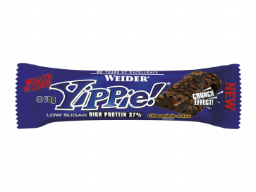 Weider YIPPIE! Riegel Chocolate-Lava 12 x 70g  (MHD 06/19) 